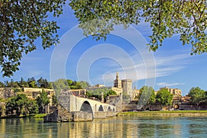 St.-Benezet bridge in Avignon, France photo